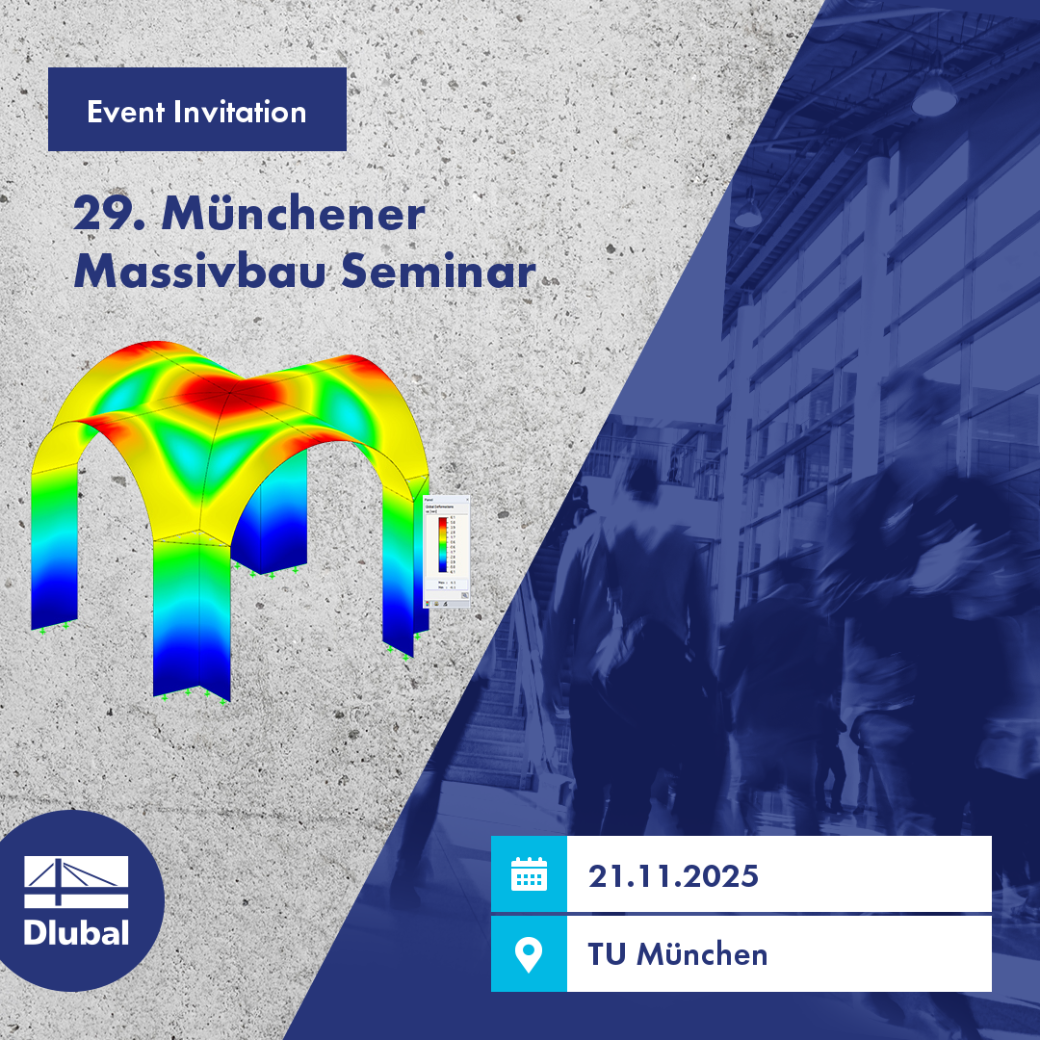 29. Seminář o železobetonových konstrukcích Mnichov | 21. listopadu 2025 | 8:00 - 17:30 SEČ