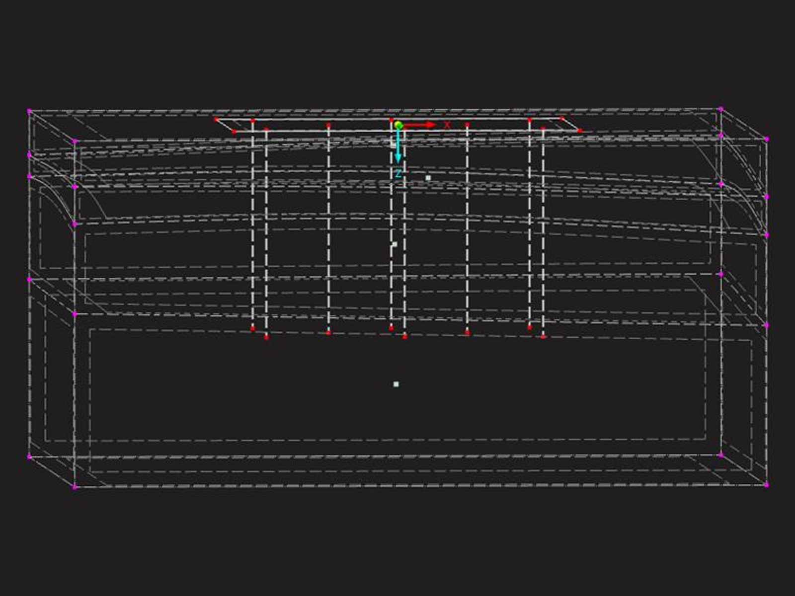 Vylepšené modelování objemů s automatickou integrací uzlů a linií pro efektivní vývoj 3D modelů.