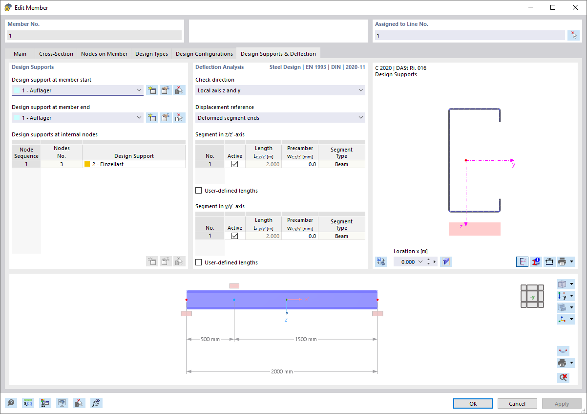 Přiřazení typů návrhové podpory
