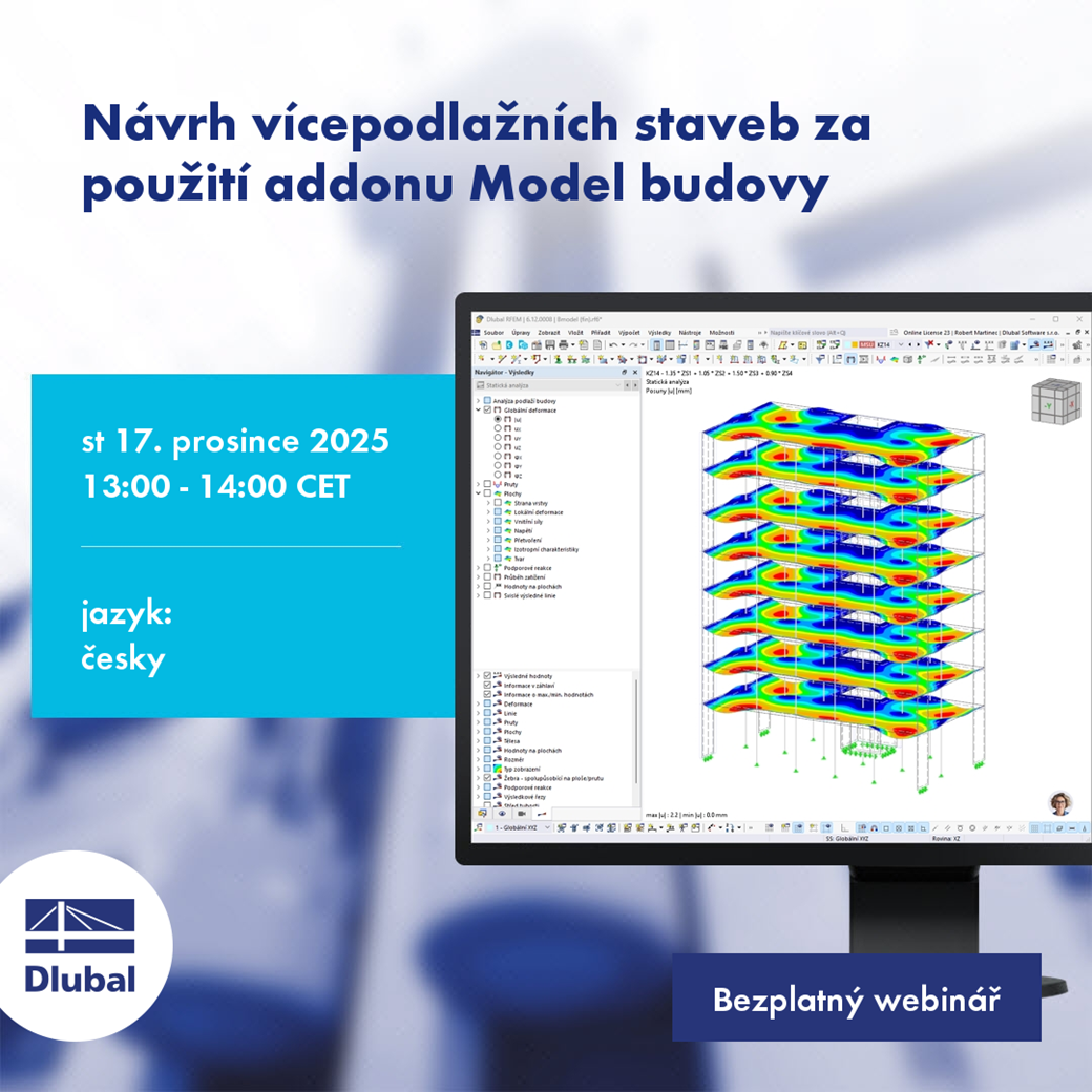 Návrh vícepodlažních staveb za použití addonu Model budovy