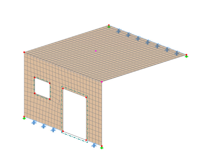 Model 006018 | Konstrukce z křížem lepeného dřeva