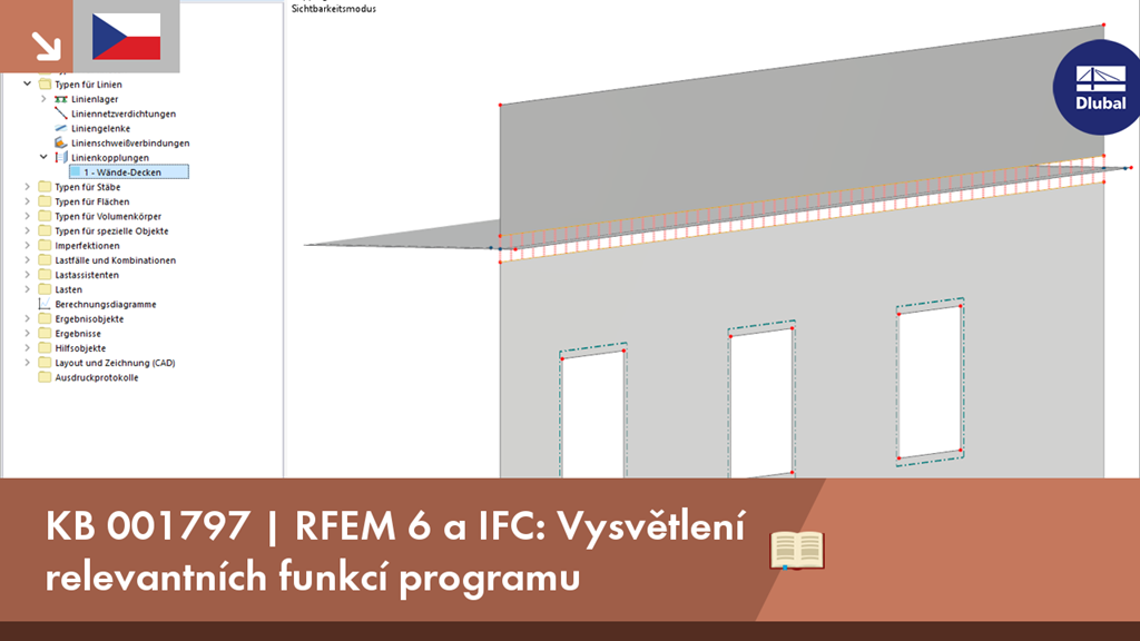 KB 001797 | RFEM 6 a IFC: Vysvětlení relevantních funkcí programu