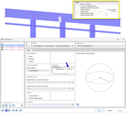 Pravidlo pro typ vazby "sloup - prut" s výsledkem