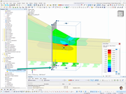 Zobrazení pomocného objektu Řezy pro statickou analýzu v programu RFEM a RSTAB