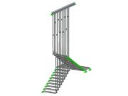 Modèle B d’escalier pour penthouse de la tour Schuylkill