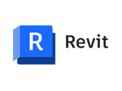 Logo von Autodesk Revit dargestellt. Einbindung in RFEM und RSTAB Schnittstelle.