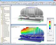Hotel Intercontinental in Davos, Schweiz | Realisiert mit RFEM von Sailer Stepan und Partner GmbH, München | www.ssp-muc.com