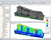 Sciencepark in Linz, Österreich | Realisiert mit RFEM von Werkraum Wien Ingenieure ZT-GmbH, Wien | www.werkraumwien.at