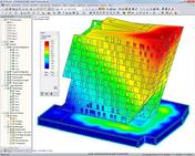 Hotel Ramada Innsbruck Tivoli, Österreich | Prüfstatik realisiert mit RFEM von: in.ge.na., Innsbruck | www.ingena.info