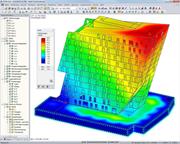 Hotel Ramada Innsbruck Tivoli, Österreich | Prüfstatik realisiert mit RFEM von: in.ge.na., Innsbruck | www.ingena.info