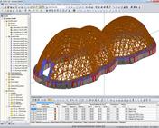Echolot - Der Pavillion der FH Koblenz auf der BUGA 2011 | Realisiert mit RSTAB von FH Koblenz | www.fh-koblenz.de