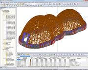 Echolot - Der Pavillion der FH Koblenz auf der BUGA 2011 | Realisiert mit RSTAB von FH Koblenz | www.fh-koblenz.de