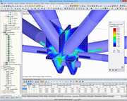 Fachwerkknoten - Volumenkörperspannungen