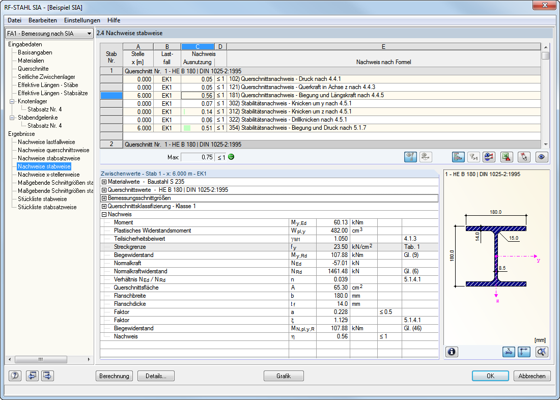Maske 2.4 Nachweise stabweise