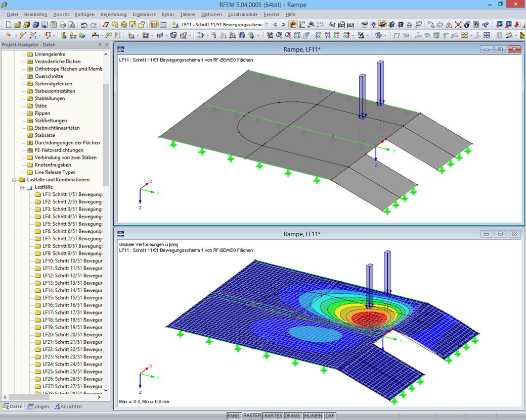 Generierte Lasten in RFEM