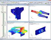 Vorgestellte Modelle beim Dlubal-Infotag in Belgien und in den Niederlanden