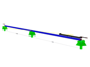 3D-Rendering des Kranbahnträgers