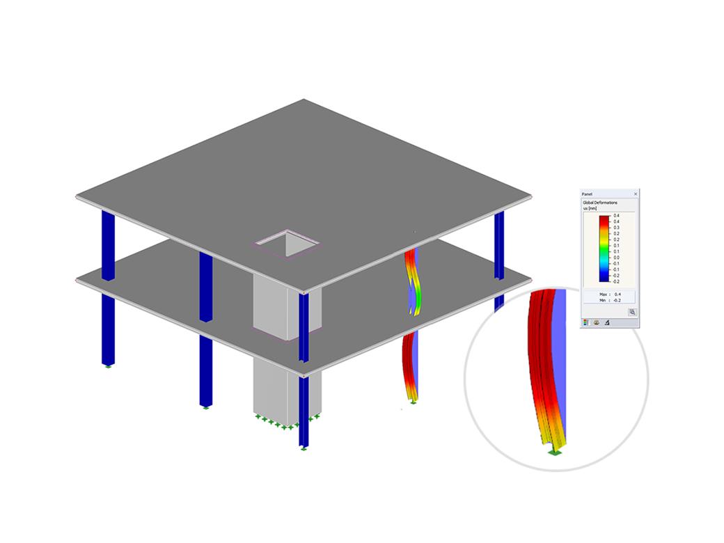 RFEM-Zusatzmodul RF-STABIL | Stabilitätsanalyse nach Eigenwertmethode