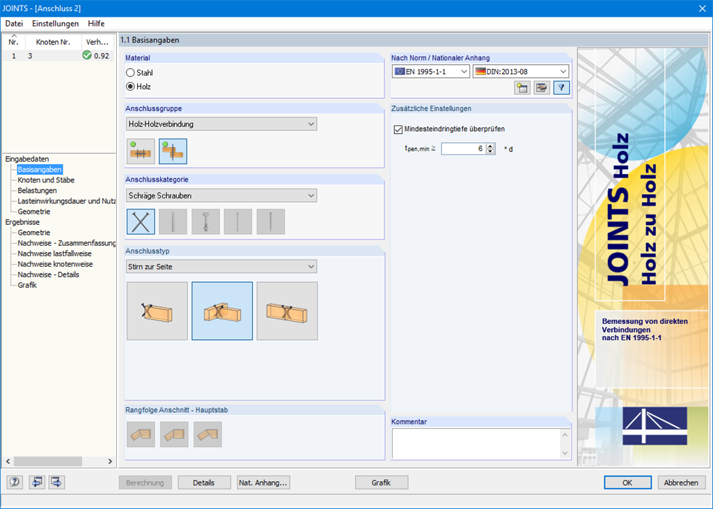 Maske 1.1 Basisangaben