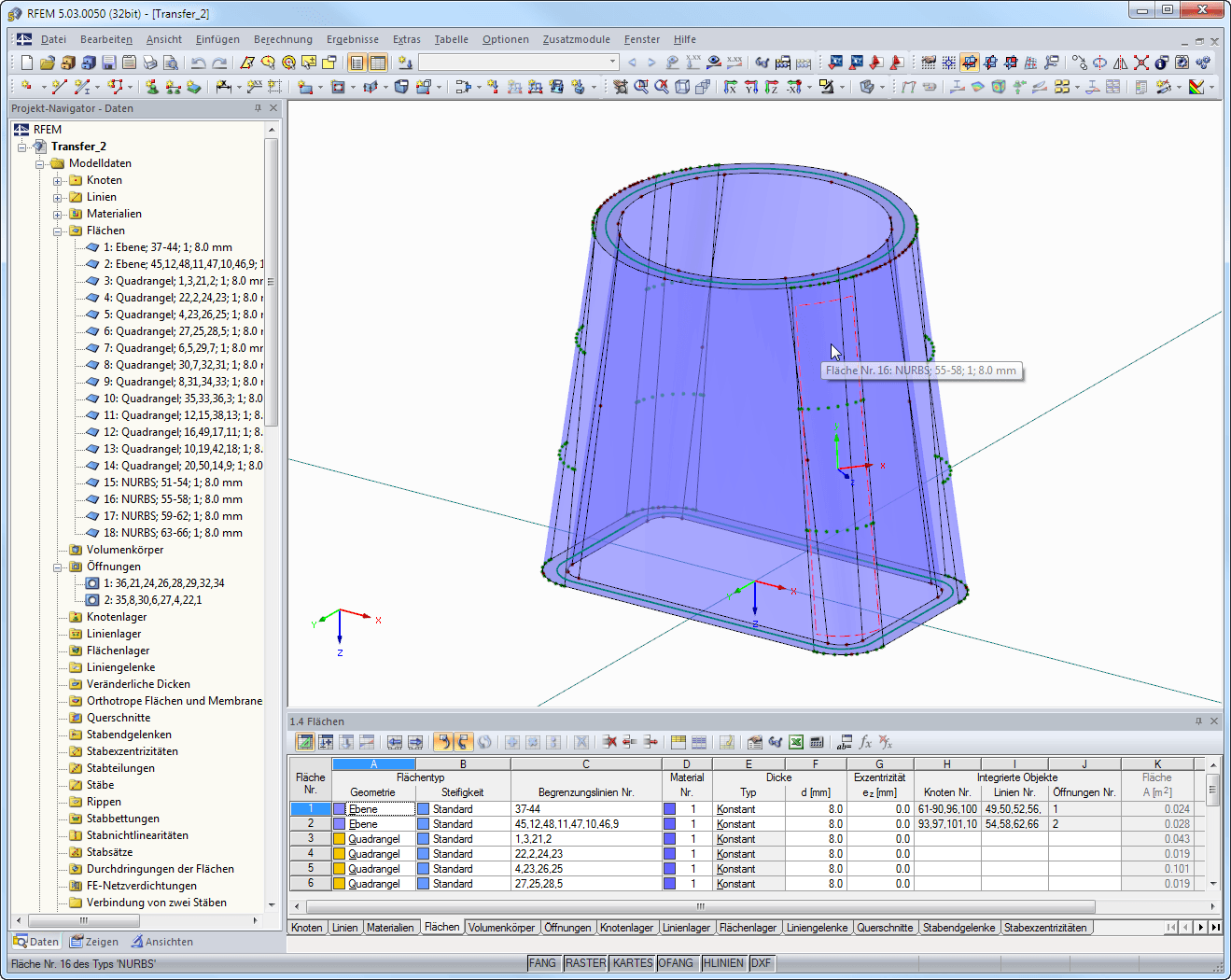 Ergebnis von Transfer 2