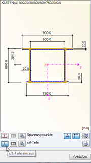 (c/t)-Querschnittsteile