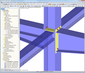 Anschluss im RFEM-Modell