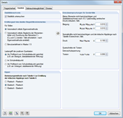 Detaileinstellungen Stabilität