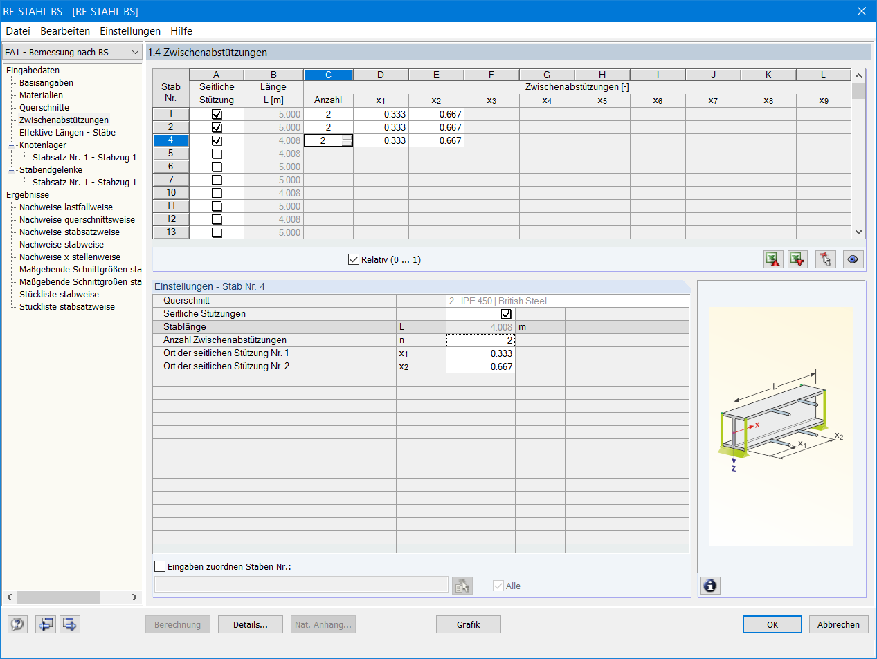 Seitliche Lagerungen