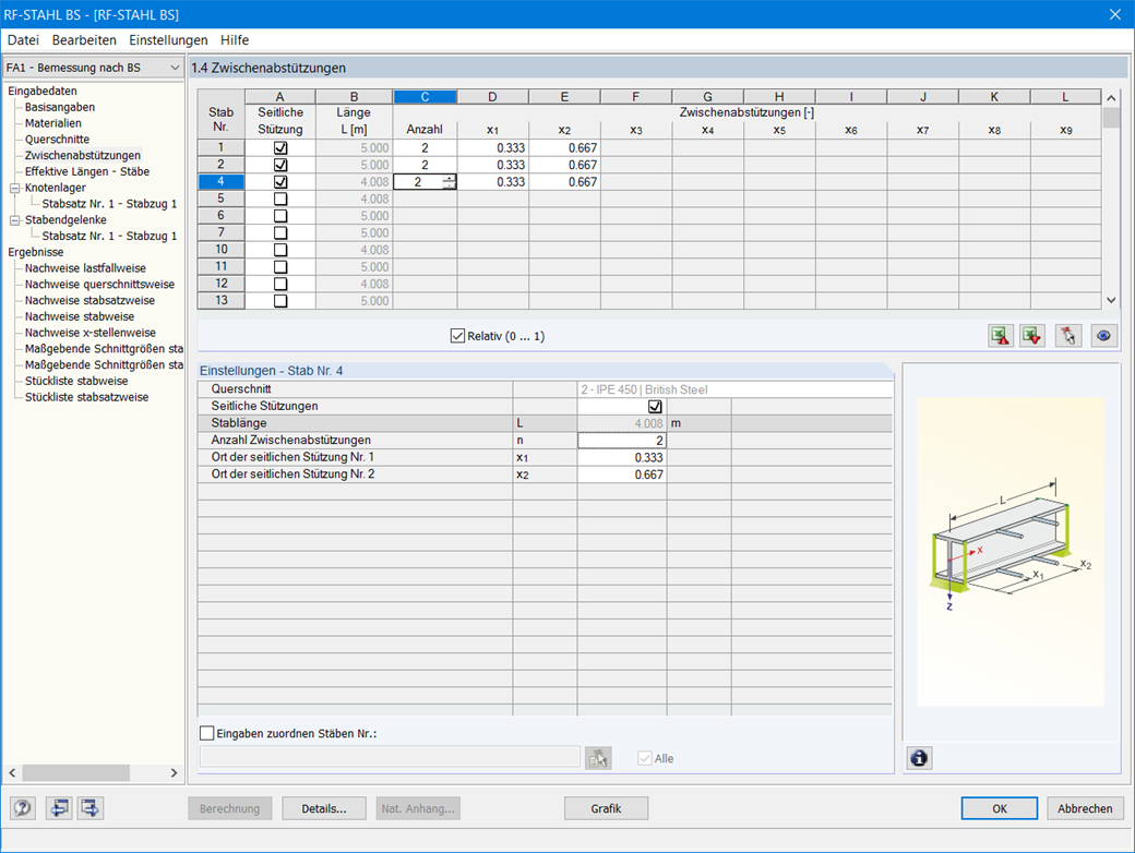 Seitliche Lagerungen