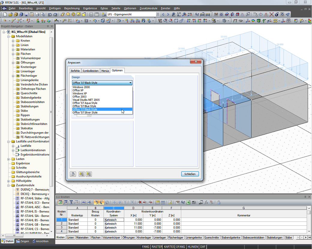 Office 2007 Black Style