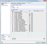 Selektion im Ausdruckprotokoll