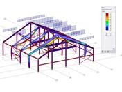 Parametrische Stahlhalle