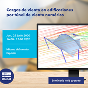 Windlasten auf Gebäuden \n unter Verwendung von numerischem Windkanal