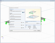 Dialog 'Lagerreaktion als Last übernehmen'