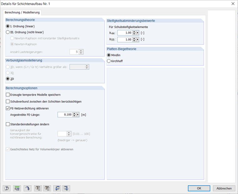 Details zum Schichtaufbau