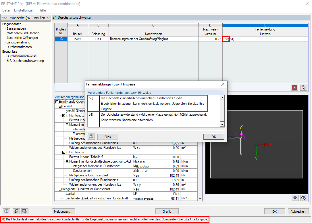 Berechnungshinweis Nr. 58) beim Ansatz einer Ergebniskombination