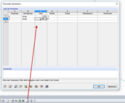 Erstellen der Parameter "a" und "b"