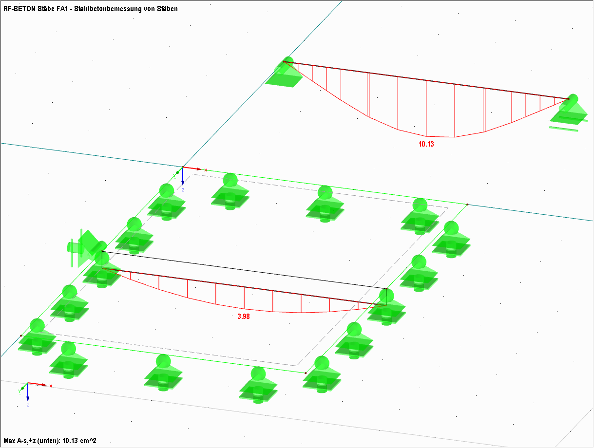 Ergebnis Stahlbetonbemessung