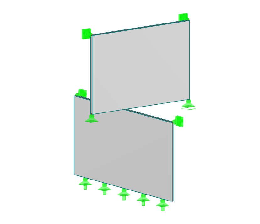 Lastabtragung ohne Zwischendecke
