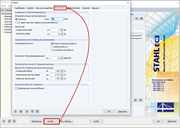 Dialog Details, Register Brandschutz: Einstellungen für die Brandbemessung