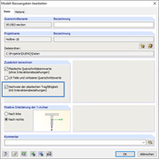 Basisangaben des Querschnitts