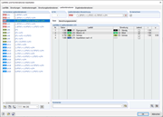Generierte Lastkombinationen für die Bemessung