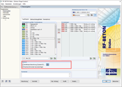 Option "Nichtlineare Berechnung" in "1.1 Basisangaben" von RF-BETON Stäbe