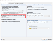 Einstellungen für die nichtlineare Berechnung