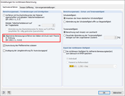 Einstellungen für die nichtlineare Berechnung