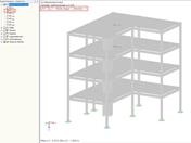 Verschiebungen des obersten Geschosses im Massenschwerpunkt in X-Richtung