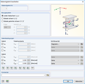 Festlegung der Gelenkbedingungen