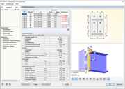 Bemessung der Verbindung mit RF-/JOINTS Stahl - DSTV
