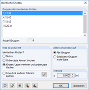 Identische Knoten bereinigen