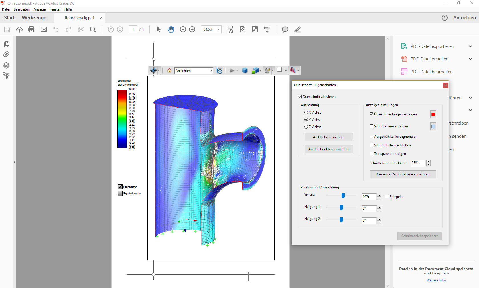 Schnittebene erstellen